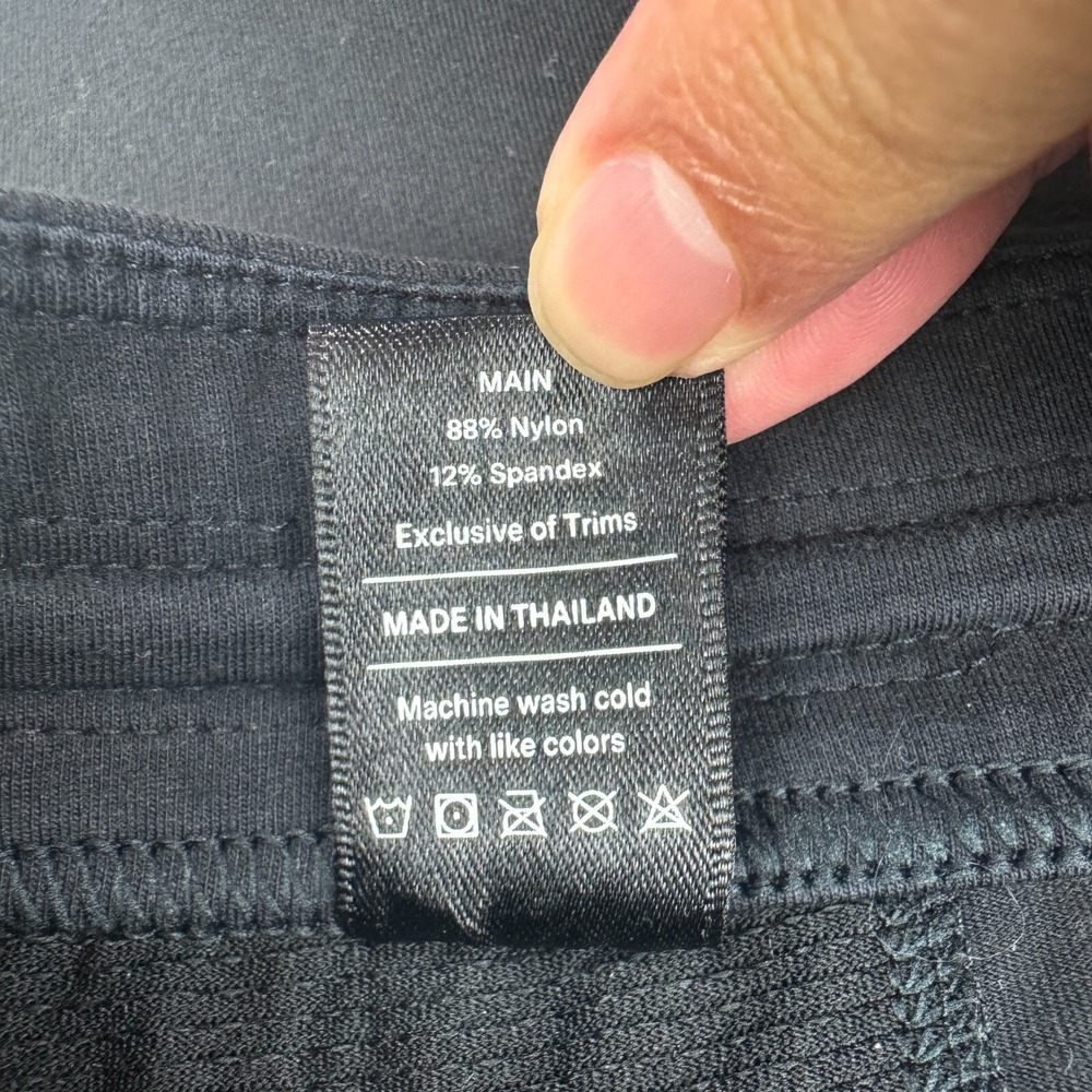 Public Rec Jogger Pant Mens 30 x 32 Black Flat Front Zippered Pockets Stretch - Picture 9 of 12